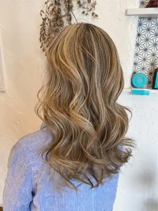 セミロング カラー パーマ ヘアアレンジ メンズ キッズ ネイル 美容室 ソンリエのヘアスタイル