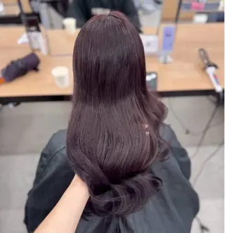 ロング miku/ラベンダー 透明感カラー🪻❤︎のヘアスタイル