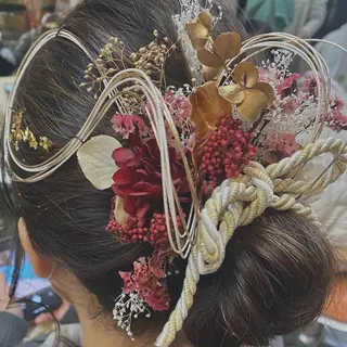 セミロング カラー パーマ ヘアアレンジ メンズ キッズ ネイル マツエク・マツパ アイブロウ モリモト サナのヘアスタイル