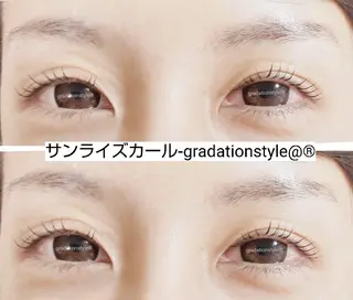 マツエク・マツパ 🎼グラデーション スタイル札幌♫*⁠✧のマツエク・マツパデザイン