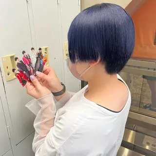 ショート カラー Blanche by artina川崎店所属・ゆう🫧 透明感/ハイトーンのヘアスタイル