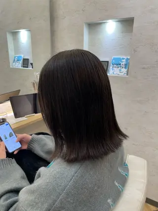 ミディアム 高橋 芽衣のヘアスタイル