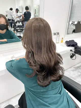 セミロング 💍大人デザイン /ハイトーン♡リクトのヘアスタイル