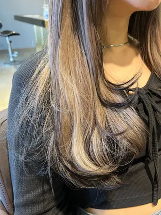 ロング カラー ヘアアレンジ カラースペシャリスト しょう🧑🏼‍🎨のヘアスタイル