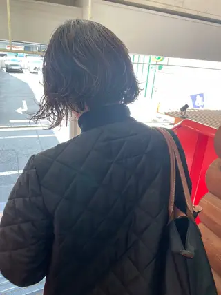 ミディアム パーマ さの あやねのヘアスタイル