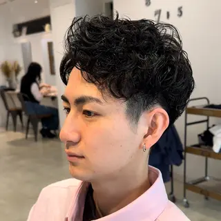 ショート パーマ メンズ メンズカット/パーマ 👟黒田紗名👟のヘアスタイル