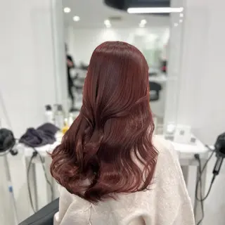 ロング カラー ダメージレスハイ トーン💖kanonのヘアスタイル