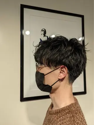 ショート メンズ 塚田 銀太のヘアスタイル