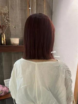 ミディアム 暖色カラー/レイヤー 🌙 オノユリカのヘアスタイル
