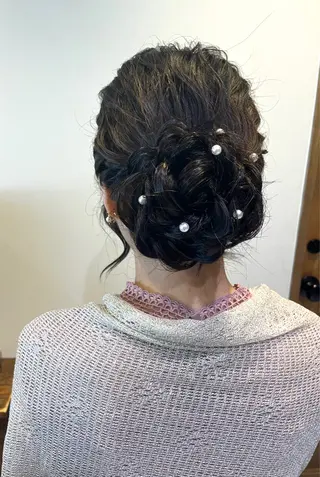 ヘアアレンジ ❁ヘアメ❁ YUMI ❁ゆみ❁横浜桜木町のヘアスタイル