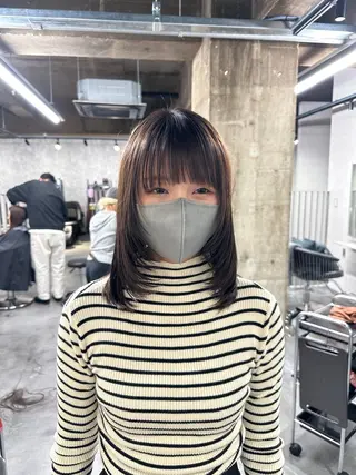 セミロング ofF ’elua所属・【ofF élua】 植田隆文のヘアスタイル