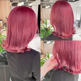 ミディアム カラー 渋谷:インナーカラー ／🍒エリカ🍒のヘアスタイル
