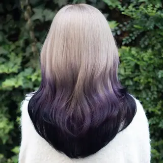 カラー ウルフとデザイン カラーの神のヘアスタイル