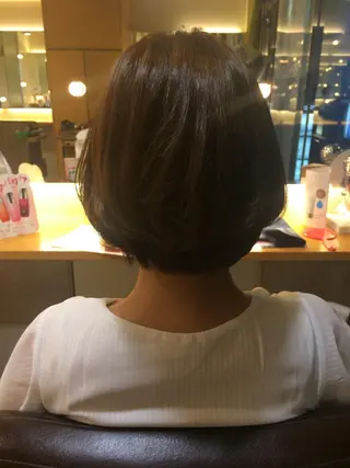 ショート カラー パーマ ヘアアレンジ メンズパーマの巨匠 鈴木純のヘアスタイル