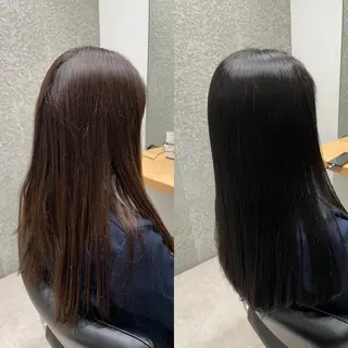 ミディアム カラー 髪質改善ヘアケア 艶髪特化/上田のヘアスタイル