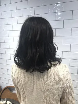 ミディアム カラー 原山 直人のヘアスタイル