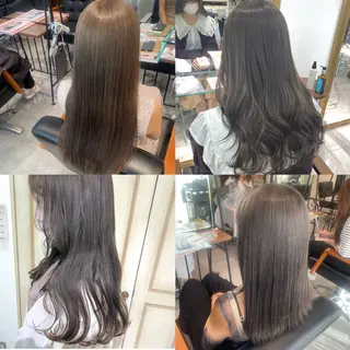 ミディアム カラー ヘアアレンジ ･˚✧すずね˚✧* lucia(ルチア)のマツエク・マツパデザイン