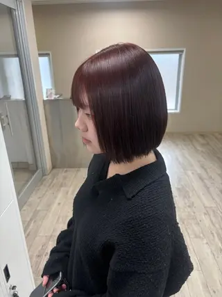 ショート カラー 石橋 未有のヘアスタイル