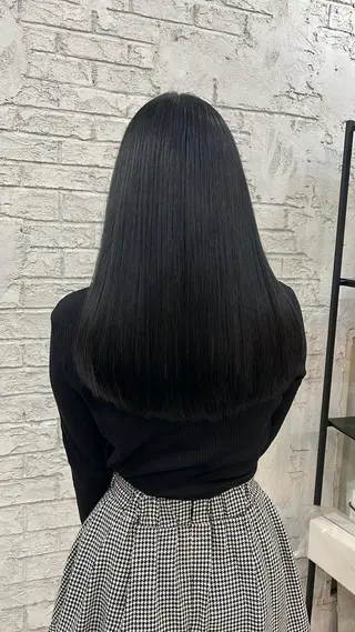 ロング カラー 🪽髪質改善ストレー ト🤍美羽🤍のヘアスタイル