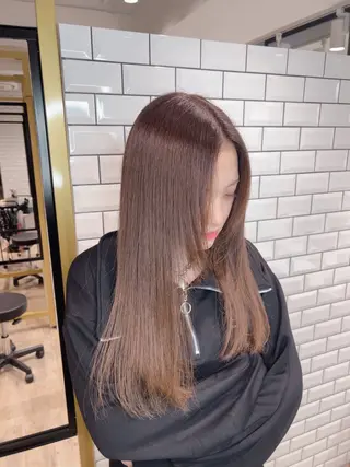 ロング カラー 髪質改善ストレート Kantaのヘアスタイル