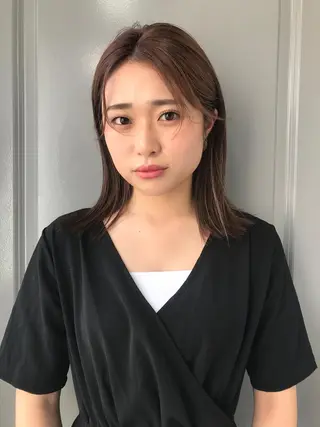 ミディアム カラー suvvy hairsalonのヘアスタイル