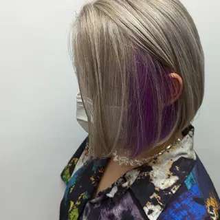 ミディアム カラー fuwat所属・秋葉原でカラーする なら🐉ちぇーたんのヘアスタイル