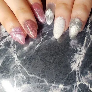 ミディアム ネイル クロキ 。のネイルデザイン