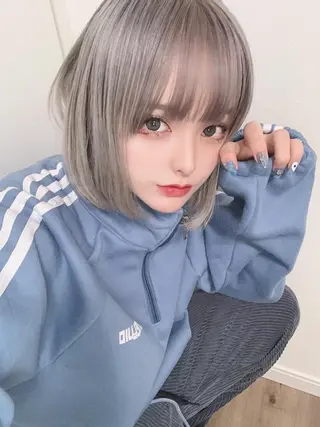 ショート カラー Selenehair 三条本店のヘアスタイル