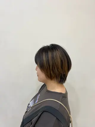 ショート bon hair  &make DEW山田店所属・いまい しずかのヘアスタイル