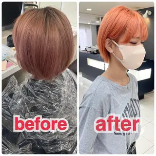 ショート カラー ハイトーンエクステ 🎩カズキ🎩のヘアスタイル