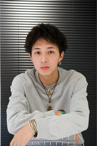 ショート パーマ メンズ 渋谷/メンズパーマ/ ミディアム/冨島佑太のヘアスタイル