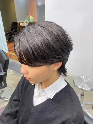 ショート メンズ レイヤーボブ/ 艶カラー/サナ🌼のヘアスタイル