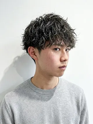 パーマ メンズ 心斎橋メンズサロン リベルテグリットのヘアスタイル