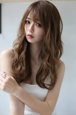 ロング ヘアアレンジ カラー 💎lino _by _ACNE💎 🧸のヘアスタイル