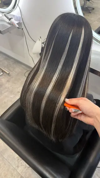 ロング REINA エクステ/ヘアセットのヘアスタイル