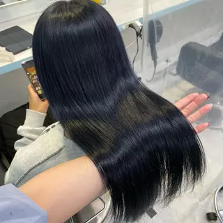 ロング カラー 🤍大人っぽ韓国暗髪 🤍Asuka🤍のヘアスタイル