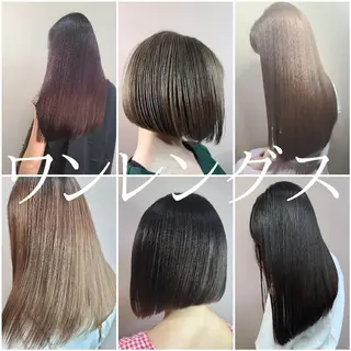 セミロング Ash 店長　山下達也のヘアスタイル