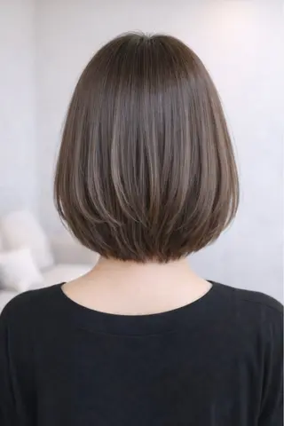 ミディアム カラー sora ひらかのヘアスタイル