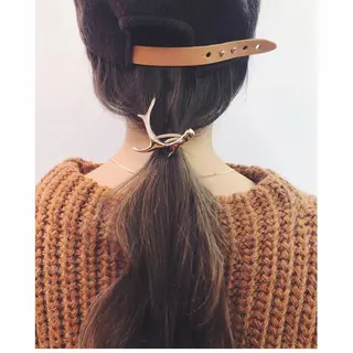 ロング カラー ヘアアレンジ トップスタイリスト 👑田添幹宜のヘアスタイル