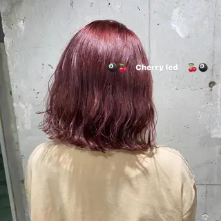 ミディアム カラー パーマ ヘアアレンジ メンズ キッズ マツエク・マツパ 透明感カラー・レイヤ ー🎀amika🎀のヘアスタイル