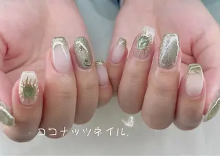 ネイル 神田 ココナッツのネイルデザイン