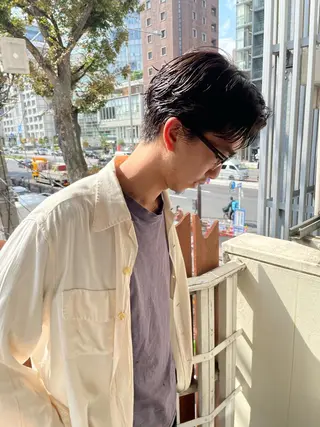 ショート パーマ メンズ キッズ オトナヘア🌸 harukaのヘアスタイル