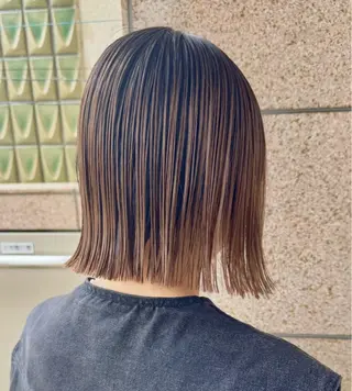 ショート カラー パーマ 🧃吉祥寺/ボブ レイヤー/カサイ🧃のヘアスタイル