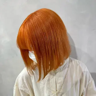 ミディアム カラー デザインカラー/パー マ🦖外岡咲希🦖のヘアスタイル