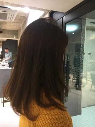 ミディアム カラー 髪質改善ULTOWA ✨松井　美幸のヘアスタイル