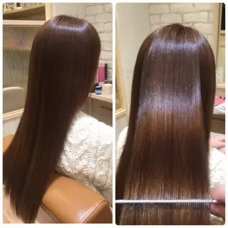 ミディアム セミロング ロング courage所属・kanako カナコのヘアスタイル