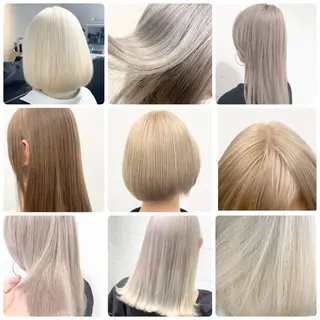 ミディアム カラー パーマ ヘアアレンジ メンズ nico TOKYO 渋谷所属・ブリーチ ハイトーン 特化🌈フジタハルキのヘアスタイル