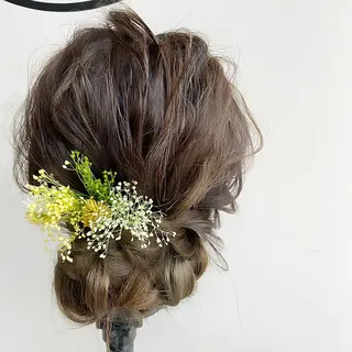 セミロング 川越 輝梨奈のヘアスタイル