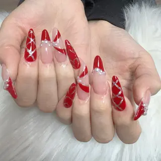 ネイル 🎀 Lemode ワンホンネイル🎀のネイルデザイン