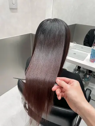 ロング カラー 美髪職人あお🦕 髪質改善｜原宿のヘアスタイル